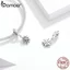 Hạt Pha Charm Hình Bông Tuyết Bamoer SCC1649 Làm Từ Bạc Thật 925 Làm Trang Sức Vòng Tay DIY