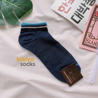 [MUA 2 TẶNG 1]Tất vớ nam cotton cổ ngắn phong cách Hàn Quốc Kikiya M-A-003.