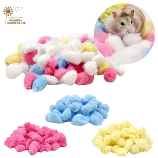 Bộ 100 Tấm Trải Giường Ngủ Cho Chuột Hamster Bằng Vải cotton Họa Tiết Hoa Bồ Công Anh Dễ Thương