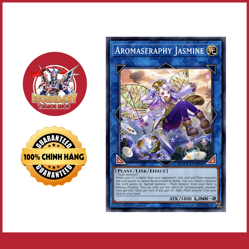 [Thẻ Bài Yugioh Chính Hãng] Aromaseraphy Jasmine Shopee Việt Nam