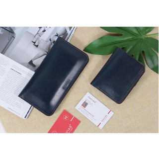 LEMO & VERTICAL HAVIAS cặp đôi ví dài và mini best seller da bò thật 100%