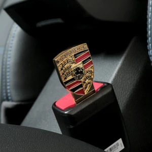 Porsche Chốt Khóa Dây Đai An Toàn Đính Kim Cương Cho RWB Panamera Macan New CayenneTaycan 917 718 911 GT3 RS