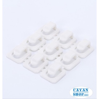 Bộ 18 Nẹp Dán Tường Cố Định Dây Điện Chống Rối - Kẹp Giữ Dây Cáp Sạc GD582-Vi18NDD