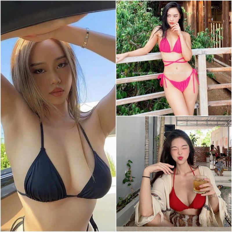 Bikini 2 Mảnh Đồ Bơi Tam Giác Nhiều Màu – Có Sẵn, Sexy Hình 2024
