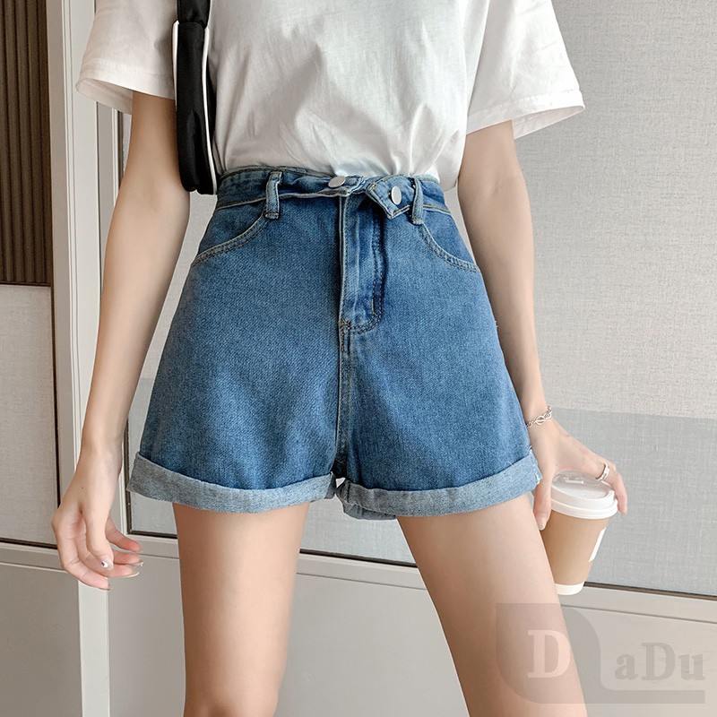 Ảnh Quần Short Jean Ống Rộng Thời Trang Mùa Hè Hàng Mới 2
