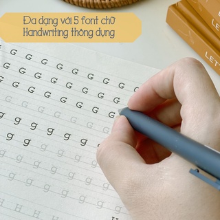 Quà 8/3 - Combo Sổ Bút Tự Luyện Chữ Viết Tay Handwriting Crabit - 5 Loại Font  Chữ Khác Nhau - Giao Hỏa Tốc | Shopee Việt Nam