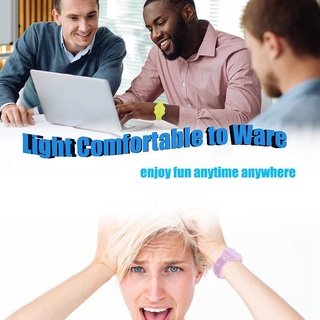 Unisex Vòng Tay Đồ Chơi Pop It Vòng Tay Dây Buộc Thuốc Nhuộm Chuột Tiên Phong Vòng Tay Pop It Đồng Hồ Bong Bóng Xếp Hình