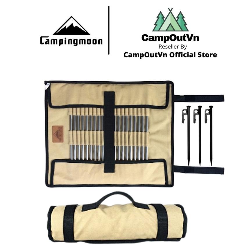 [Mã BMLTB200 giảm đến 100K đơn 499K] Campingmoon đồ cắm trại campoutvn túi đựng cọc lều cắm trại du lịch dã ngoại A254