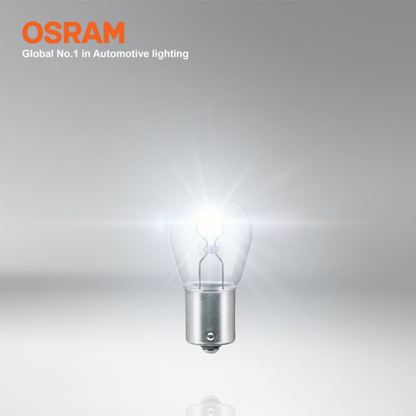 Combo 2 Bóng Đèn Sau 1 Tim OSRAM Original P21W 24V 21W (Chân Thẳng)