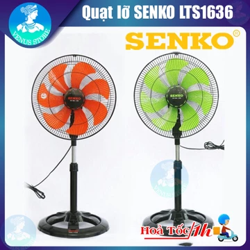Quạt Điện Đứng Senko L1638 - Quạt cây Senko quạt lỡ LTS1636 - QUẠT SENKO B1216 Bảo Hành 24 Tháng