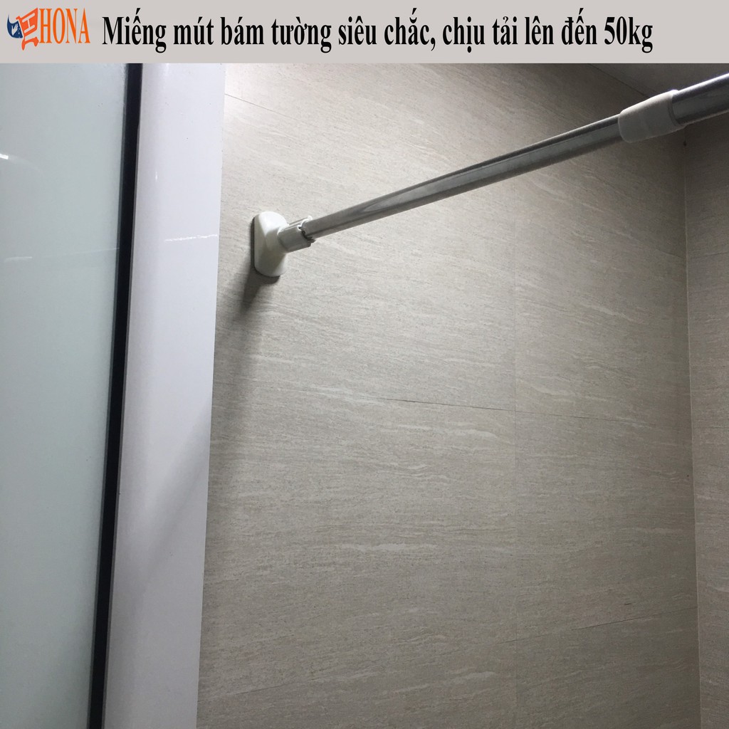 Thanh treo rèm Inox đa năng, không khoan tường( Nhiều kích thước ...