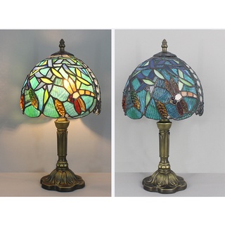Vintage Phòng Ngủ Bàn Đọc Sách Con Công Chuồn Nho Thiết Kế Bóng Kính Nhà Sang Trọng Trang Trí Phòng 14 ” Cao Cắm Vào