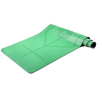 Thảm Tập Yoga Định Tuyến Cao Su 5mm Nặng 3kg Đại Nam Sport + Tặng Kèm Túi Và Dây Buộc