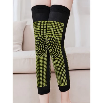 Tăng cường bảo vệ đầu gối bằng gỗ ngải cứu Vỏ bảo vệ tự sưởi ấm Cũ khớp chân lạnh Chống lạnh Miếng đệm đầu gối nam và nữ trung niên và người cao tuổi NO: SKT10022