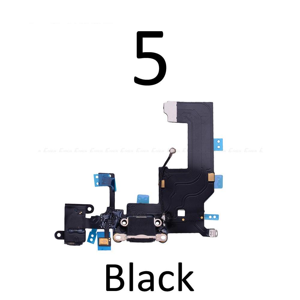 Sạc USB Cắm Cổng Sạc Dock Kết Nối Cáp Mềm Tương Thích Cho IP 4 4S 5 5S 5C Có Mic HeadPhone Jack Âm Thanh Thay Thế Các Bộ Phận