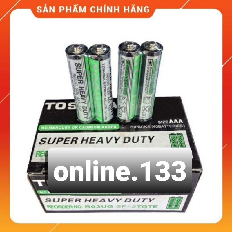 Combo 10 Viên Pin than Toshiba AAA R03UG 1,5V Chính Hãng | Shopee Việt Nam