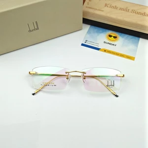 Gọng kính cận titanium mạ vàng duhil TT16
