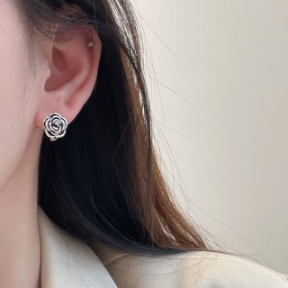❤ Bông tai hoa hồng Camellia nguyên bản Bông tai phong cách mát mẻ sang trọng nhẹ nhàng
