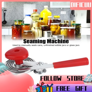 Dificuu Dụng cụ đóng sản phẩm lon dùng tay niêm phong đồ hộp ăn được/lọ chai chưa hoàn thiện