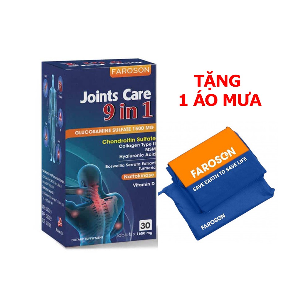 [CHÍNH HÃNG] FAROSON Joints Care 9 In 1 Hỗ Trợ Khớp Vận Động Linh Hoạt
