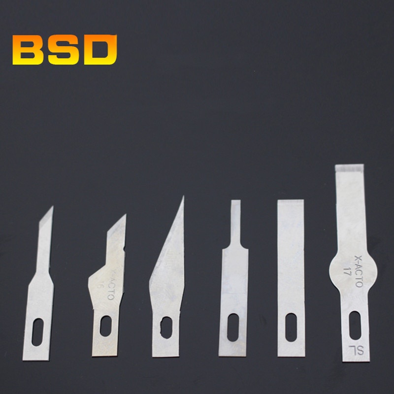 10 Cái / hộp BSD Lưỡi Thép Không Gỉ Cho Nghệ Thuật Khắc Và Cắt Phim Và Cho Điện Thoại Di Động Và Dụng Cụ Sửa Chữa Loại Bỏ Keo