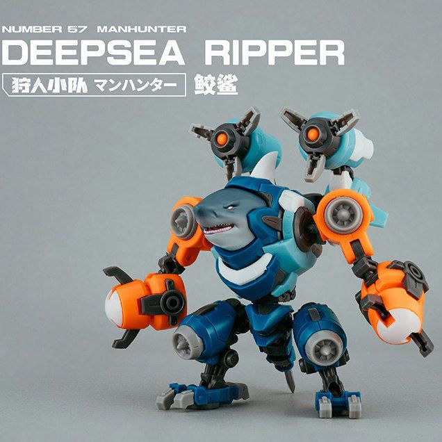 [Btf] Mô Hình Lắp Ráp Fiftysen No.57 Hunter Squad Shark Mecha 1 / 24 P2CX