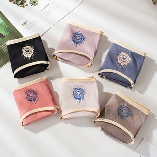 Quần Lót Cotton Không Đường May Thêu Huy Hiệu Quyến Rũ Cho Nữ