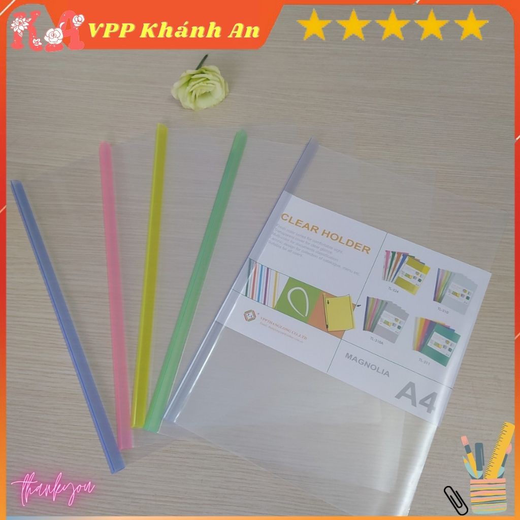 10 Chiếc Kẹp File, File rút gáy bìa trong A4 | Shopee Việt Nam