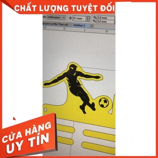 [FreeShip] Giá treo huy chương, Bóng đá, 41x20cm, sơn màu Rich Gold