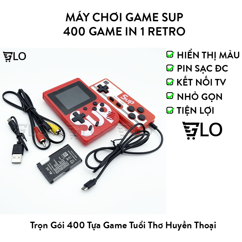 Máy chơi game đôi 500 trò G5 X2 - 2 người chơi cho bé , game cổ điển 9X kèm  hiện đại