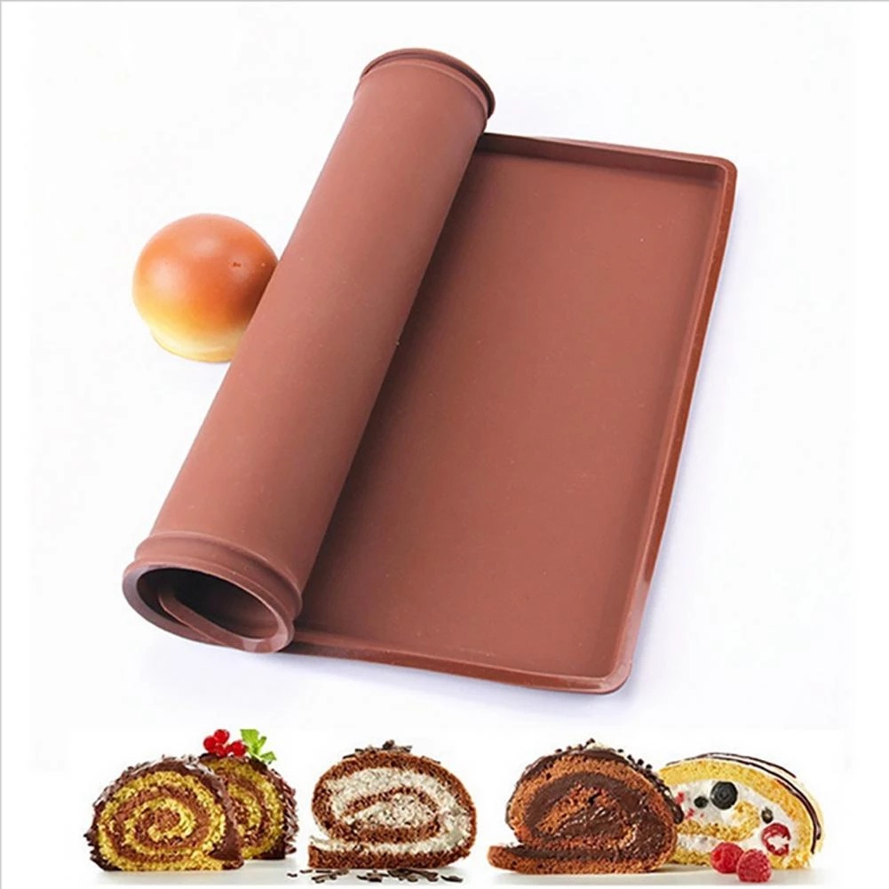 Thảm Silicone Làm Sushi Cuộn Không Dính Tiện Dụng