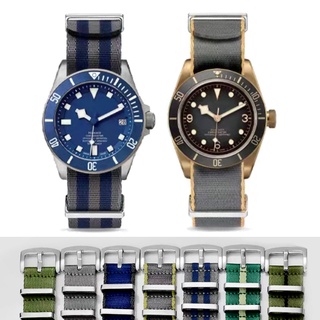 Dây Đeo Sợi Nylon Chất Lượng Cao 20mm 22mm Cho Đồng Hồ Thể Thao 007 James Bond