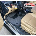 Thảm lót sàn xe tràn viền Toyota Vios (NHẮN THÔNG TIN XE) bảo vệ bậc cửa xe, không có mùi, dễ vệ sinh — ảnh 4