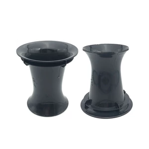 Ống loa nhựa màu đen 99x 82mm Loa siêu trầm Bass Ống đảo ngược phản xạ