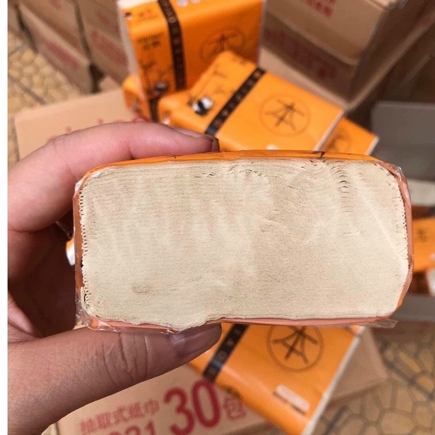 giấy rút ăn -1 gói 300 tờ siêu dai - Gấu Trúc Sipiao