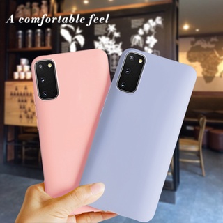 Ốp Điện Thoại TPU Mềm Màu Kẹo Trơn Thời Trang Cho Samsung Galaxy S20 5G S20 S 20 SM-G980F SM-G981F