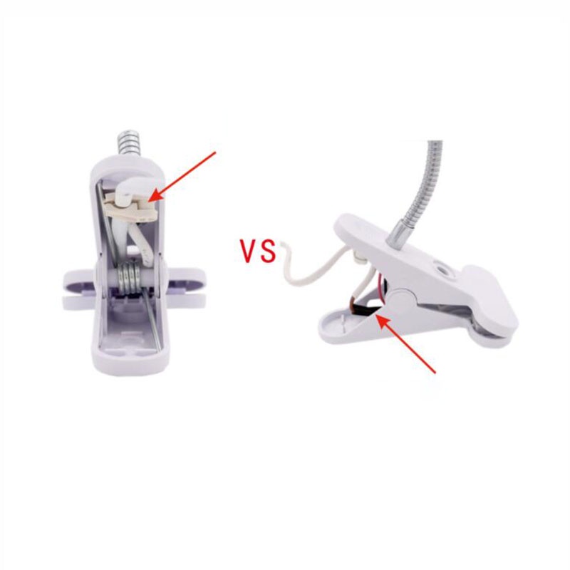 Linh Hoạt E27 Bóng Đèn Đế Đèn Led Kẹp Bàn Đọc Sách Ổ Cắm Bật Tắt Công Tắc VN20B