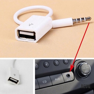 Dây Cáp Chuyển Đổi Âm Thanh Aux Giắc Cắm 3.5mm Sang Usb 2.0 Chuyên Dụng Cho Mp3 Xe Hơi