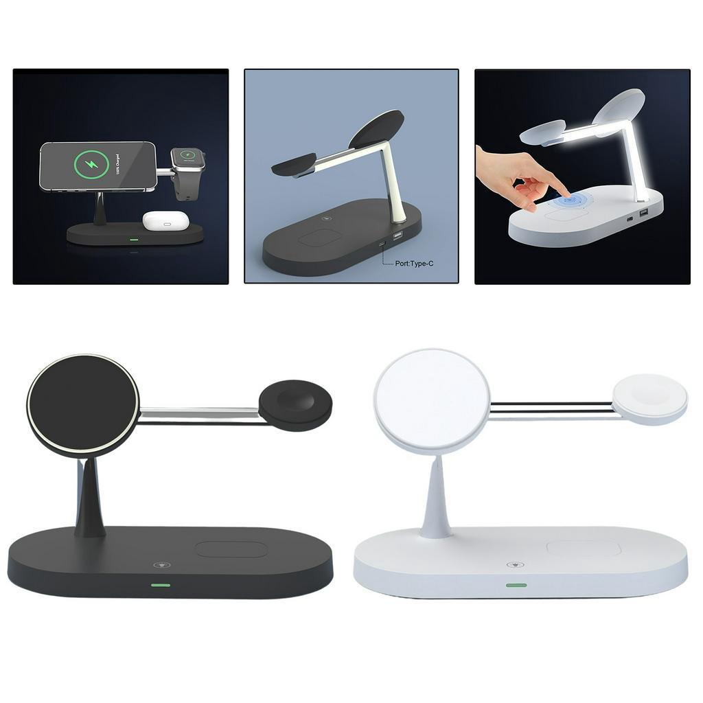 [Lzdjhyke1] Đế sạc không dây 3 trong 1 15W cho 2 / Pro cho 12 / 11 / 11 Pro / 11 Pro Max / XS Max / XS XR Plus cho S10 S9 S8 S7