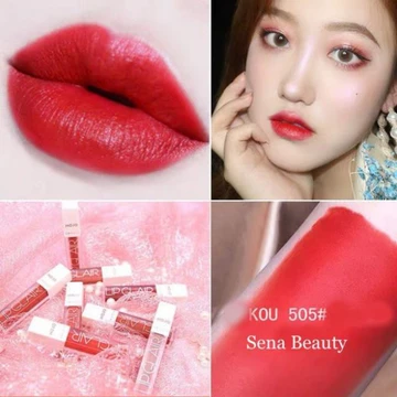 [Sale] [Chính hãng] Son Kem Hojo Smooth Lip Glair Màu 646 : Cam Cháy Hàng Nội Địa Trung 👄