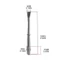 Fol Pocket Tuốc nơ vít bằng thép không gỉ Falt Tuốc nơ vít sửa chữa trang sức