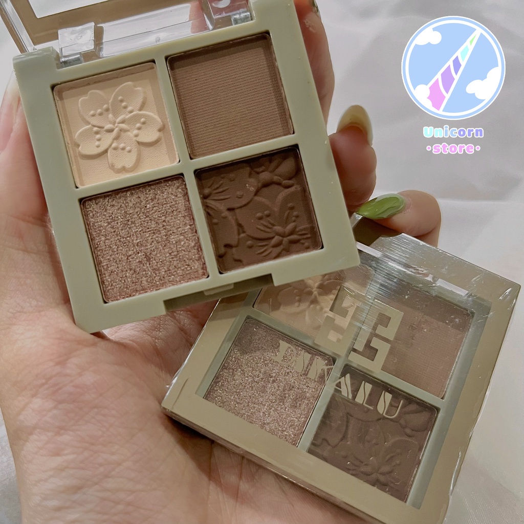 Phấn Mắt 4 Ô Nhất Tiếu Khuynh Thành Dikalu Minimulti Eyecolor Palette - DKL040