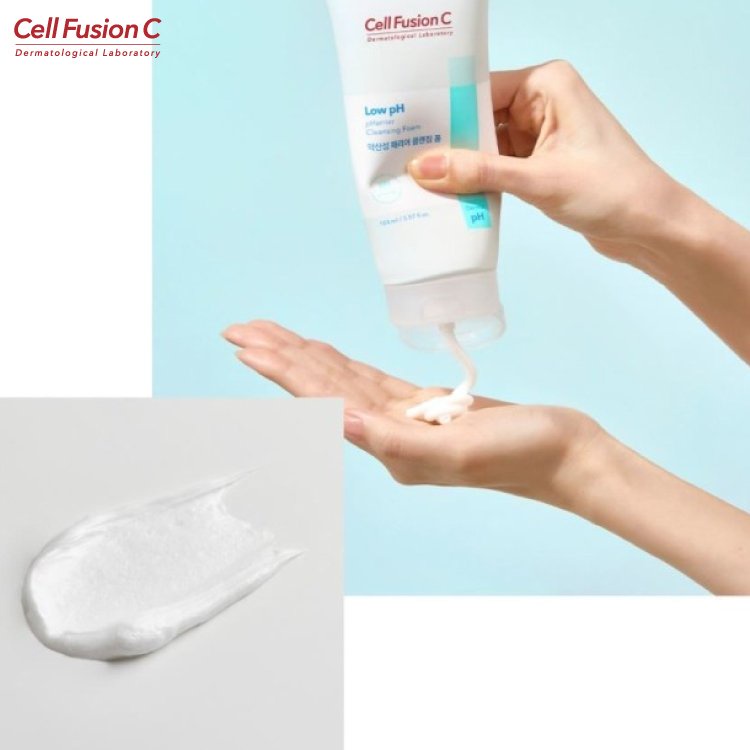 Ảnh Sữa Rửa Mặt Cấp Ẩm & Cân Bằng Độ pH Trên Da Cell Fusion C Low pH pHarrier Cleansing Foam 165ML 3
