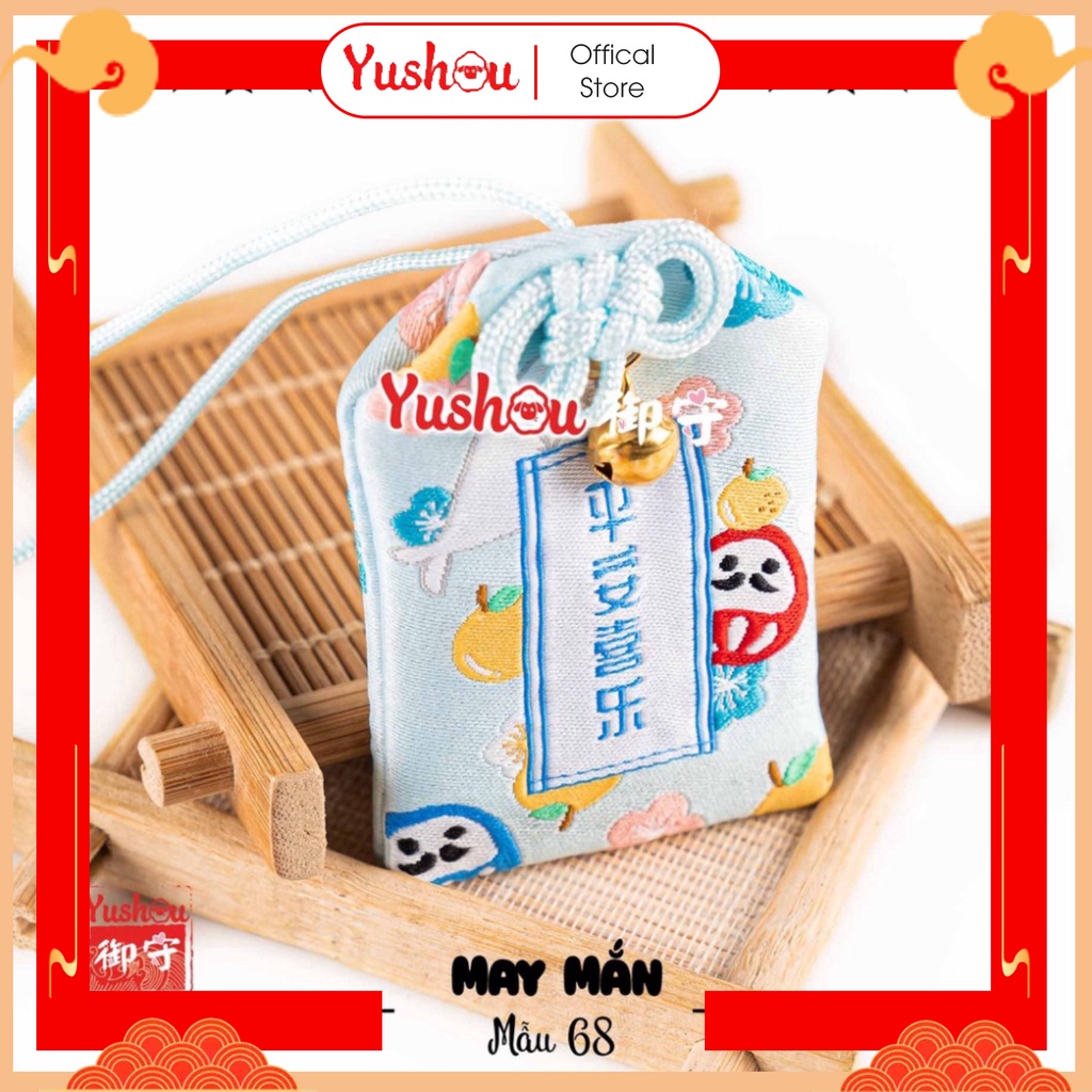 Túi Phước Yushou May Mắn - Mẫu 68 - Bình An Hỷ Lạc, Có sẵn, Quà tặng ý nghĩa.