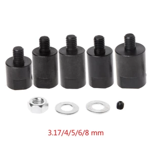 MOON 3 17 4 5 6 8mm Trục Động Cơ Trục Khớp Nối Tay Khớp Nối Chuck Adapter