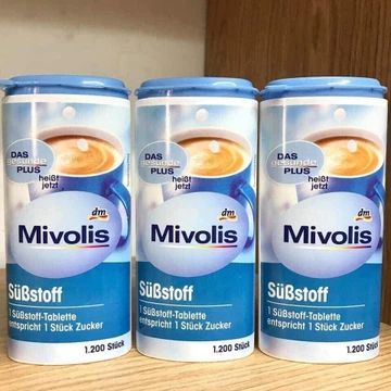 Đường ăn kiêng Mivolis chính hãng 1.200 viên nhập khẩu Đức ăn kiêng, giảm cân, tiểu đường
