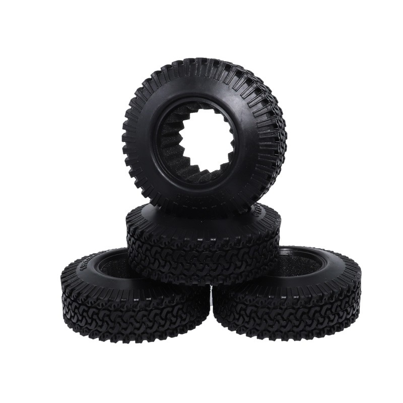 RC Set 4 Bánh Xe Cao Su 1.9 Inch 98mm Cho Xe Điều Khiển Từ Xa Tỉ Lệ 1: 10