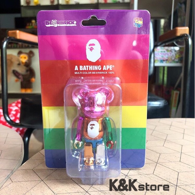 Bearbrick best sale bape multicolor