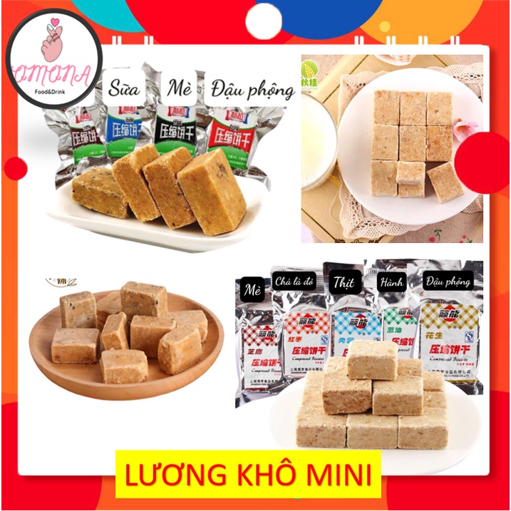 1KG lương khô mini nhiều vị - bánh nhỏ tiện sử dụng, nhiều năng lượng ...