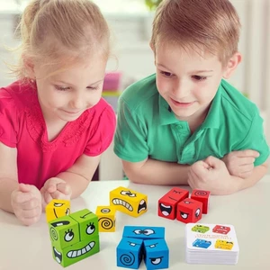 Bộ xếp hình thay đổi biểu cảm khuôn mặt cho bé (size to 20x20) - Tăng khả năng tư duy và tập chung cho bé